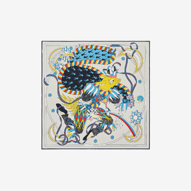 HERMES_세이커 하이브 스카프