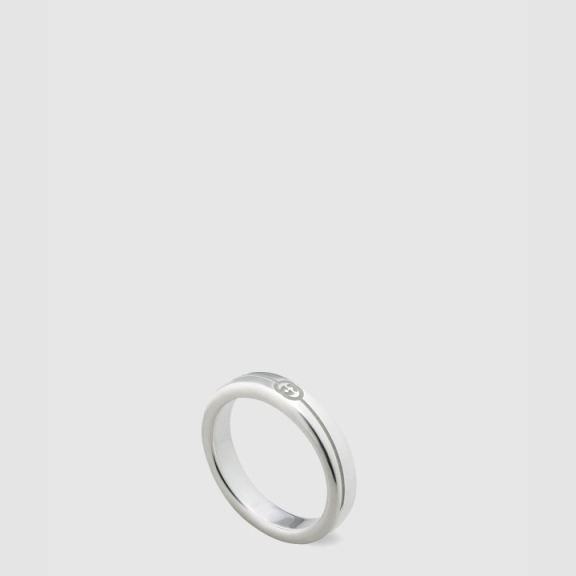 GUCCI_다이애그널 인터로킹 G 씬 반지_774049 [TYPE1]