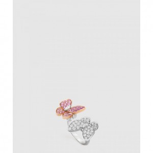 VAN CLEEF_앤 아펠 투 버터플라이 비트윈 더 핑거 링_3M500