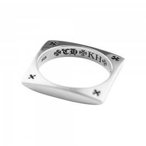 CHROME HEARTS_스퀘어 서클 링