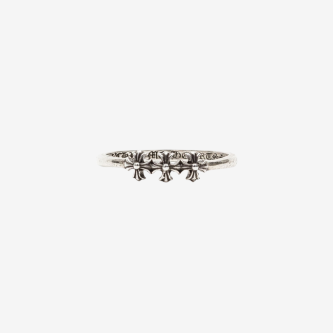 CHROME HEARTS_버블검 트리플 링