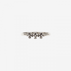 CHROME HEARTS_버블검 트리플 링
