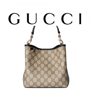 GUCCI GG 엠블럼 스몰 버킷백