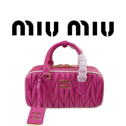 MIU MIU 아르카디 마테라쎄 가죽백