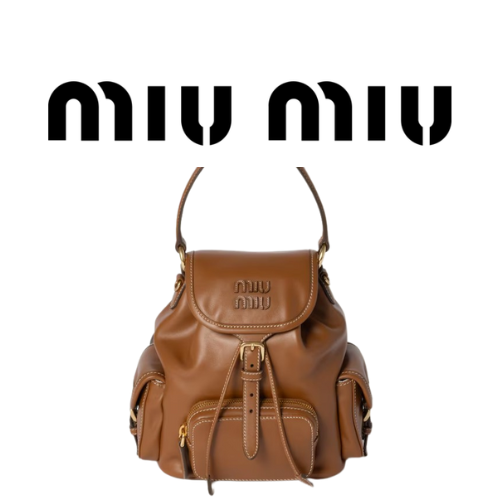 MIU MIU 스몰 가죽 백팩