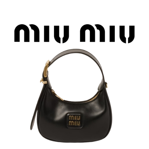 MIU MIU 스몰 가죽 호보백