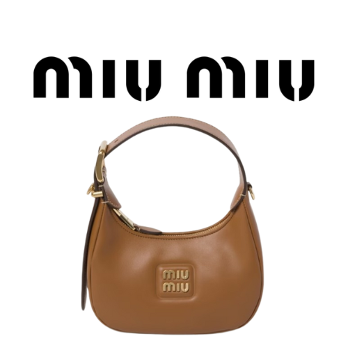 MIU MIU 스몰 가죽 호보백