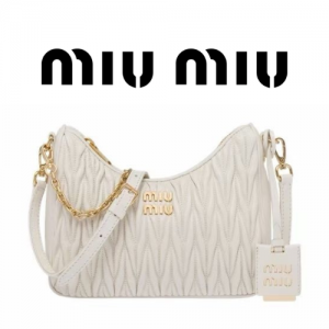 MIU MIU 마테라쎄 나파 가죽 숄더백