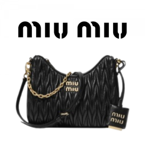 MIU MIU 마테라쎄 나파 가죽 숄더백