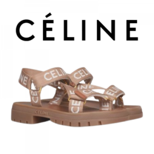 CELINE 레오 스트랩 샌들