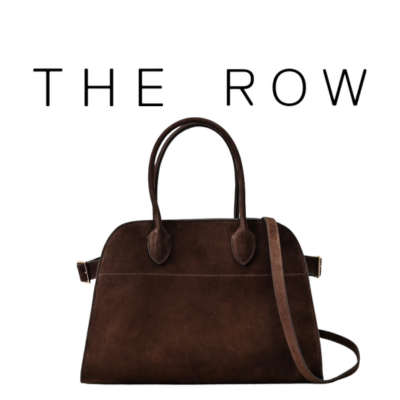 THE ROW MARGAUX 10 스웨이드 레더백