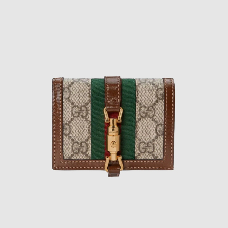 GUCCI_재키 1961 GG 슈프림 캔버스 카드 케이스 지갑