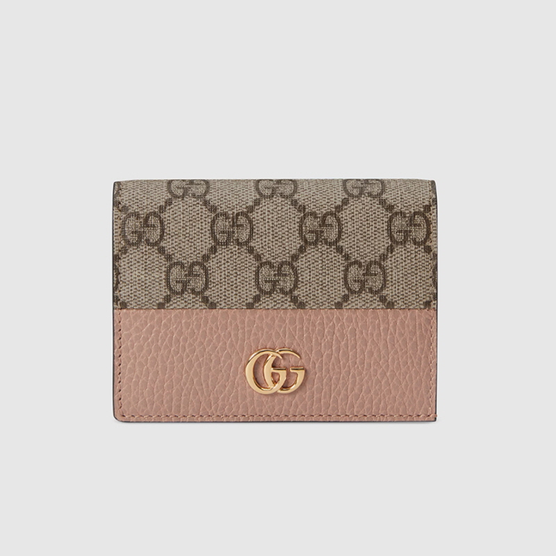 GUCCI_GG 마몽 바이컬러 카드 케이스 지갑_658610 17WAG 5788