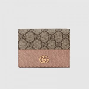 GUCCI_GG 마몽 바이컬러 카드 케이스 지갑_658610 17WAG 5788