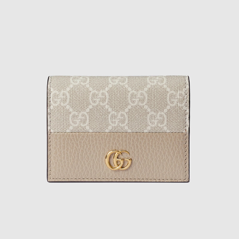 GUCCI_GG 마몽 바이컬러 카드 케이스 지갑_658610 17WAG 9543