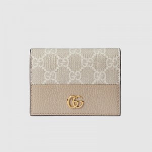 GUCCI_GG 마몽 바이컬러 카드 케이스 지갑_658610 17WAG 9543