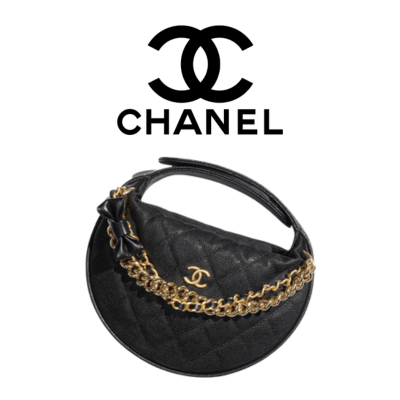 CHANEL 탑핸들 리본 호보백