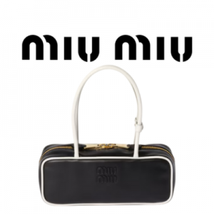 MIU MIU 스몰 가죽 보 백