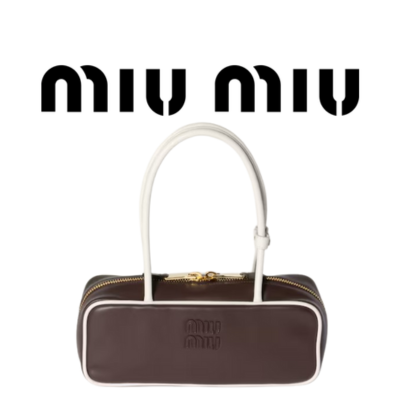 MIU MIU 스몰 가죽 보 백
