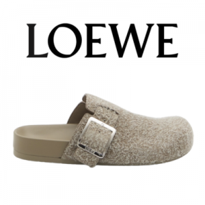 LOEWE EASE 버클 부클레 레더 블로퍼