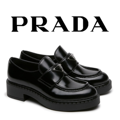 PRADA 브러쉬드 로퍼