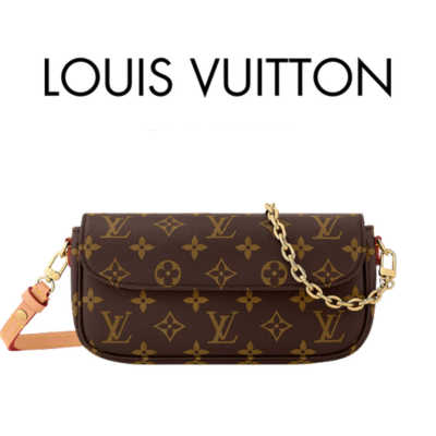 LOUIS VUITTON 월릿 온 체인 아이비