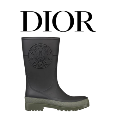 DIOR UNION 레인 부츠