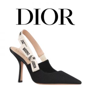 DIOR J'Adior 슬링백 토 키튼 힐