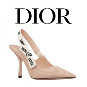 DIOR J'Adior 슬링백 토 키튼 힐