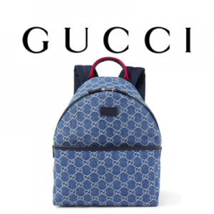 GUCCI GG 데님 백팩