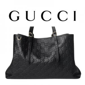 GUCCI GG 엠블럼 라지 토트백