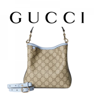 GUCCI GG 엠블럼 스몰 버킷백