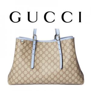 GUCCI GG 엠블럼 라지 토트백