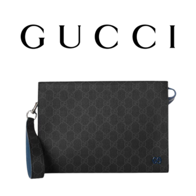 GUCCI 수프림 바이컬러 GG 클러치백