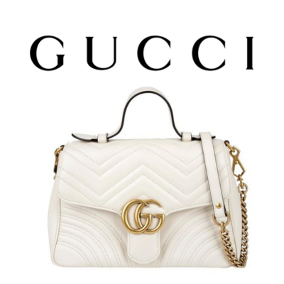 GUCCI GG 마몽 미디엄 탑 핸들백