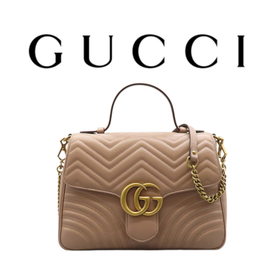 GUCCI GG 마몽 스몰 탑 핸들백