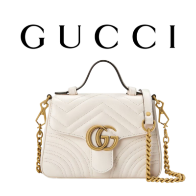 GUCCI GG 마몽 스몰 탑 핸들백