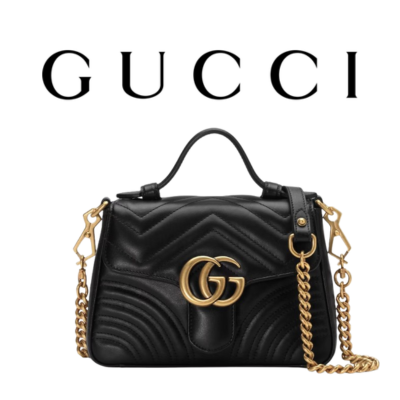 GUCCI GG 마몽 스몰 탑 핸들백