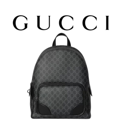 GUCCI GG 엠블럼 미디엄 백팩