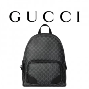 GUCCI GG 엠블럼 미디엄 백팩