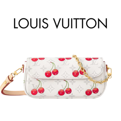 LOUIS VUITTON LV x TM 월릿 온 체인 아이비