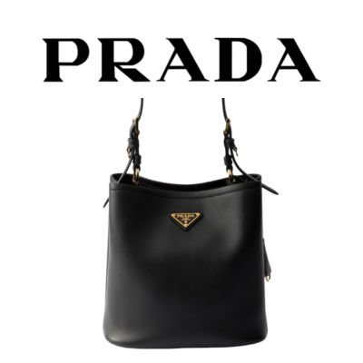 PRADA 뉴 소프트 미디엄 버킷백