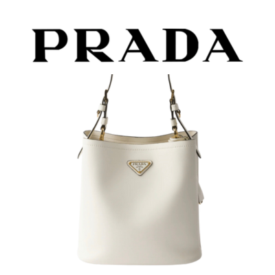 PRADA 뉴 소프트 미디엄 버킷백