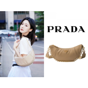 PRADA 데미 룬 리나일론 핸드백
