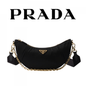 PRADA 데미 룬 리나일론 핸드백