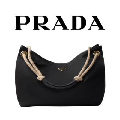 PRADA 마리너 리나일론 라지 숄더백