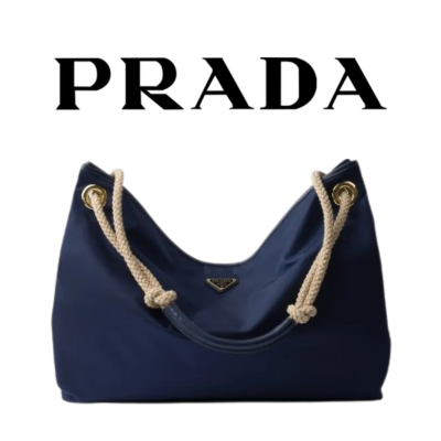 [카리나 PICK] PRADA 마리너 리나일론 라지 숄더백