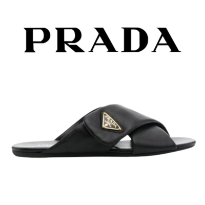 [225~285] PRADA 나파 레더 슬라이드