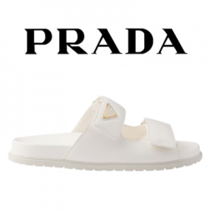 [225~260] PRADA 나파 가죽 슬라이드