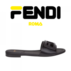 [225~255] FENDI 바게트 레더 슬라이드
